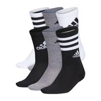 adidas Big Boys 6 Pair Crew Socks