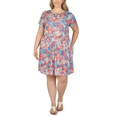 Larky Lark Plus Short Sleeve Shift Dress