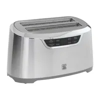 Kenmore Elite 4-Slice Auto-Lift Long Slot Toaster, Stainless Steel