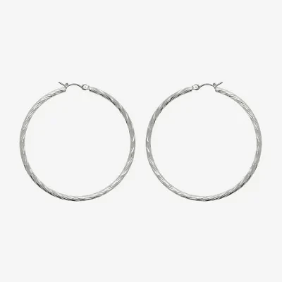 Mixit Womens 55mm Hoop Earrings