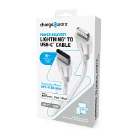 Chargeworx Lightning to USB-C Cable