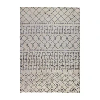 Amer Rugs Aspen Arra Geometric Shag Washable Indoor Rectangular Runner