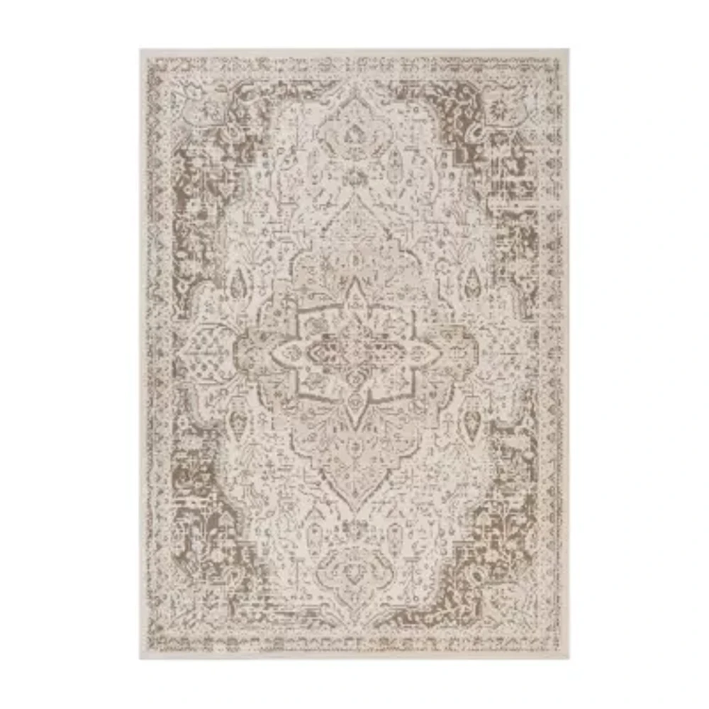 Amer Rugs Alpine Imara Medallion Loomed Washable Indoor Rectangular Runner