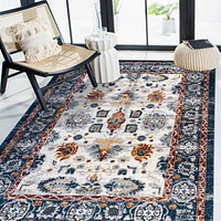 Amer Rugs Alexandria Xyryl Floral Loomed Washable Indoor Rectangular Runner