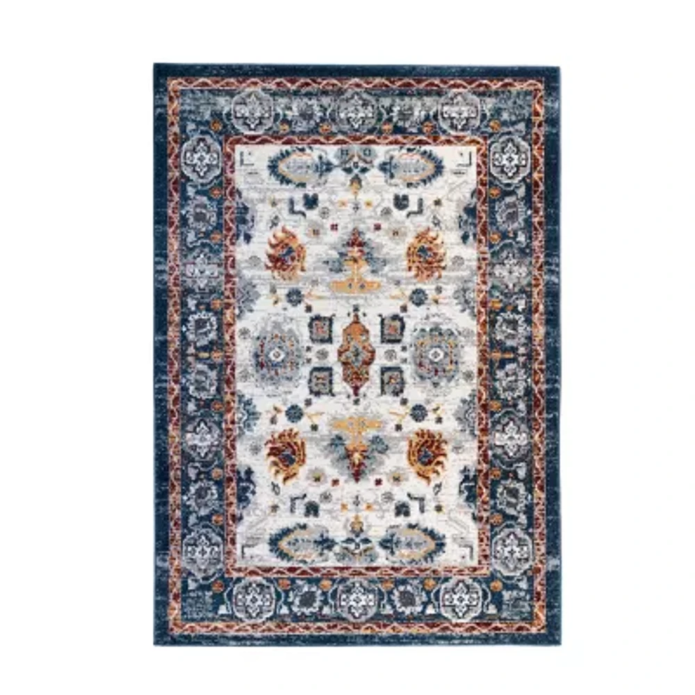 Amer Rugs Alexandria Xyryl Floral Loomed Washable Indoor Rectangular Runner