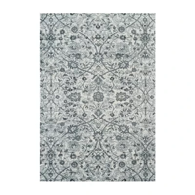 Amer Rugs Alexandria Ivey Floral Loomed Washable Indoor Rectangular Area Rug