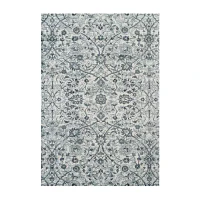 Amer Rugs Alexandria Ivey Floral Loomed Washable Indoor Round Area Rug