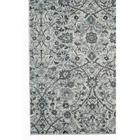 Amer Rugs Alexandria Ivey Floral Loomed Washable Indoor Round Area Rug