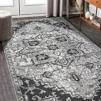 Amer Rugs Alexandria Banbury Medallion Loomed Washable Indoor Rectangular Area Rug