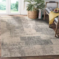 Amer Rugs Alpine Cel Abstract Loomed Washable Indoor Rectangular Runner