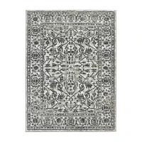 Amer Rugs Alpine Fany Bordered Loomed Washable Indoor Rectangular Runner