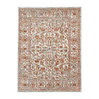Amer Rugs Alpine Fany Bordered Loomed Washable Indoor Rectangular Runner