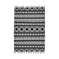 Amer Rugs Artifacts Leon Geometric Flatweave Washable Indoor Rectangular Area Rug