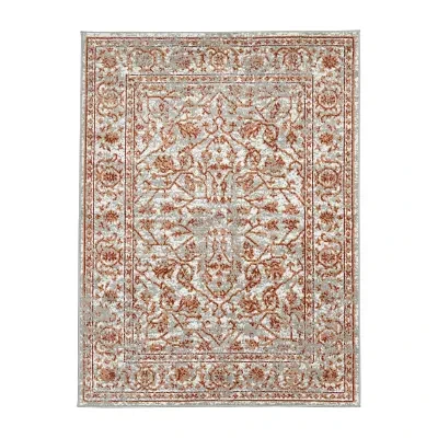 Amer Rugs Alpine Fany Bordered Loomed Washable Indoor Rectangular Area Rug