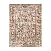 Amer Rugs Alpine Fany Bordered Loomed Washable Indoor Rectangular Area Rug