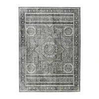 Amer Rugs Fairmont Kenseth Medallion Loomed Washable 5'3" X 7'10" Indoor Rectangular Area Rug