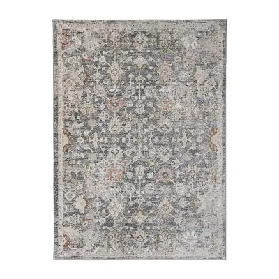 Amer Rugs Fairmont Mella Bordered Loomed Washable Indoor Rectangular Area Rug