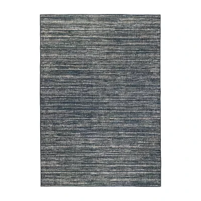 Amer Rugs Maryland Cecil Stripe Loomed Indoor Outdoor Rectangular Area Rug