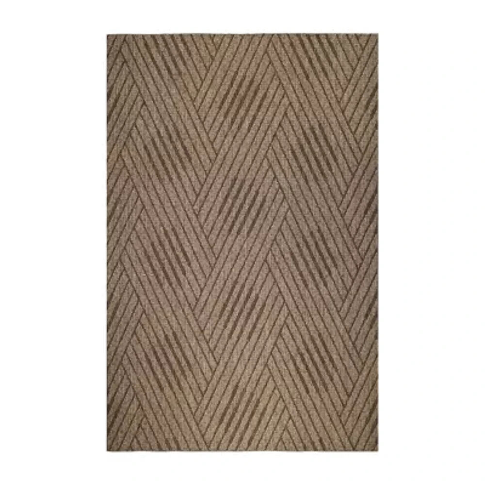 Amer Rugs Maryland Abbel Geometric Loomed Indoor Outdoor Rectangular Area Rug