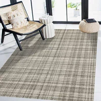 Amer Rug Laurel Turlen Plaid Hand Tufted 5' X 7'6" Indoor Rectangular Area Rug"