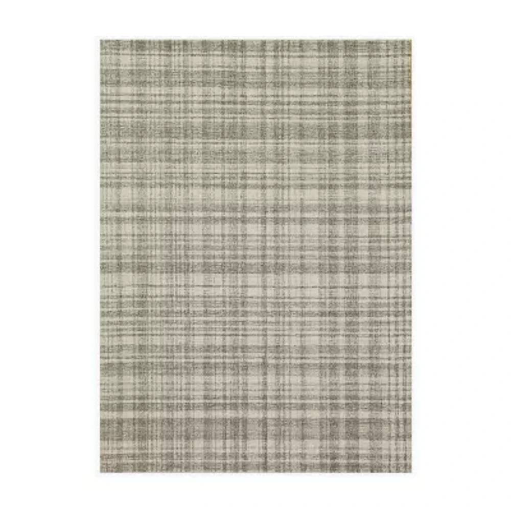 Amer Rug Laurel Turlen Plaid Hand Tufted 5' X 7'6" Indoor Rectangular Area Rug"