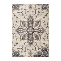 Amer Rug Jordan Eva Medallion Loomed 5'3" X 7'6" Indoor Rectangular Area Rug"