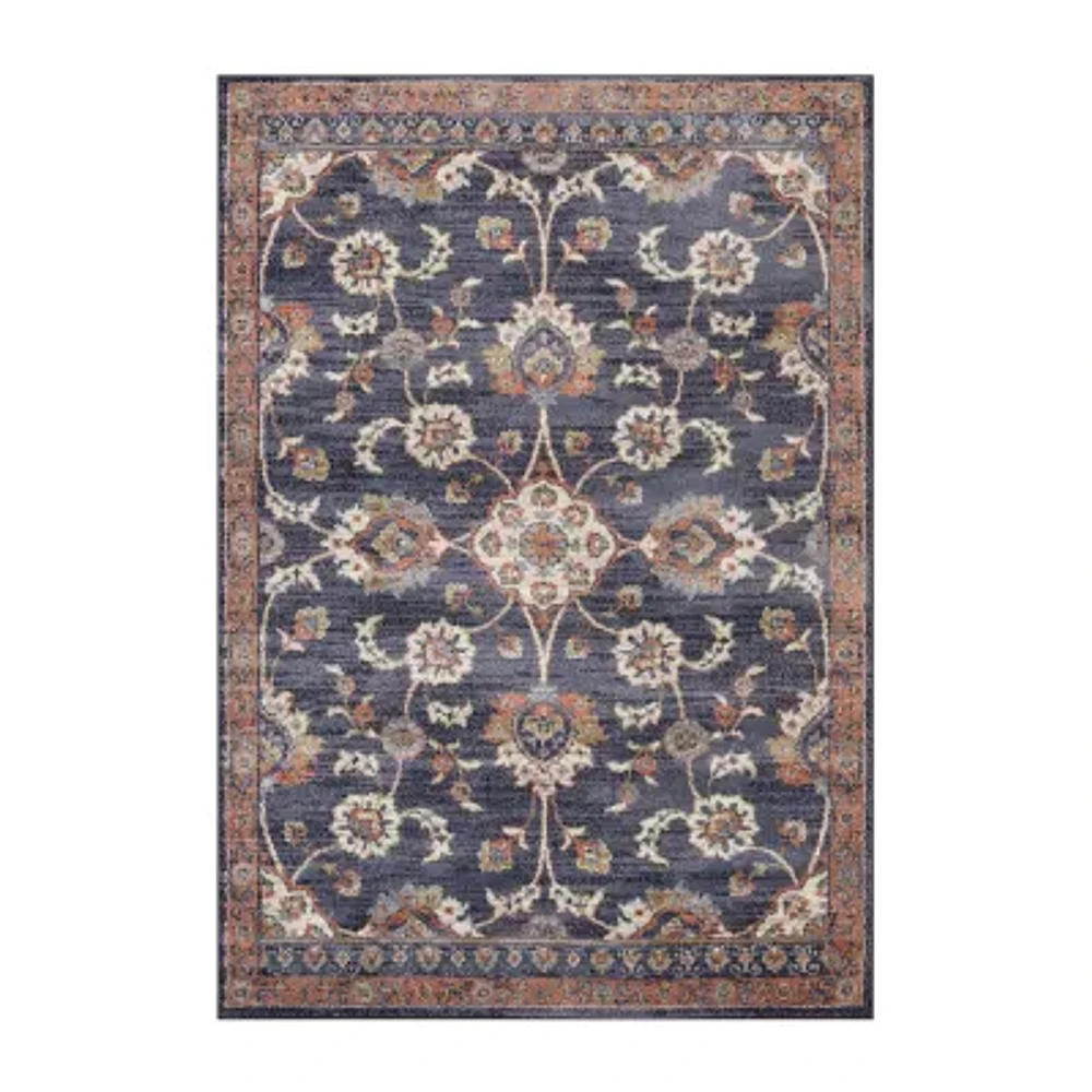 Amer Rug Jordan Bea Floral Loomed 31" X 120" Indoor Rectangular Runner"