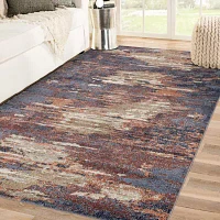 Amer Rug Jordan Delia Abstract Loomed 31" X 120" Indoor Rectangular Runner"