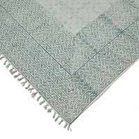 Amer Rugs Dune Estra Bordered Flatweave Indoor Rectangular Area Rug