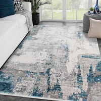 Amer Rugs Venice Dacono Abstract Loomed 4'11" X 7'6" Indoor Rectangular Area Rug"