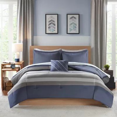 Intelligent Design James Complete Bed Set including Sheets with decorative pillow