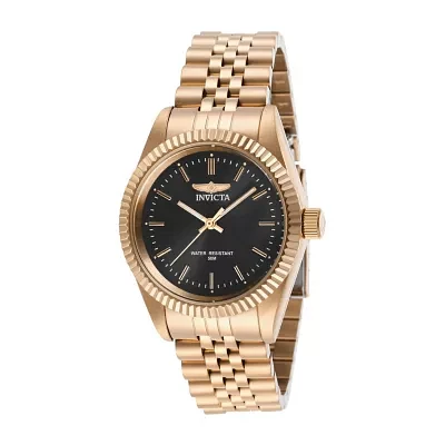 Invicta Specialty Womens Gold Tone Stainless Steel Bracelet Watch 29412