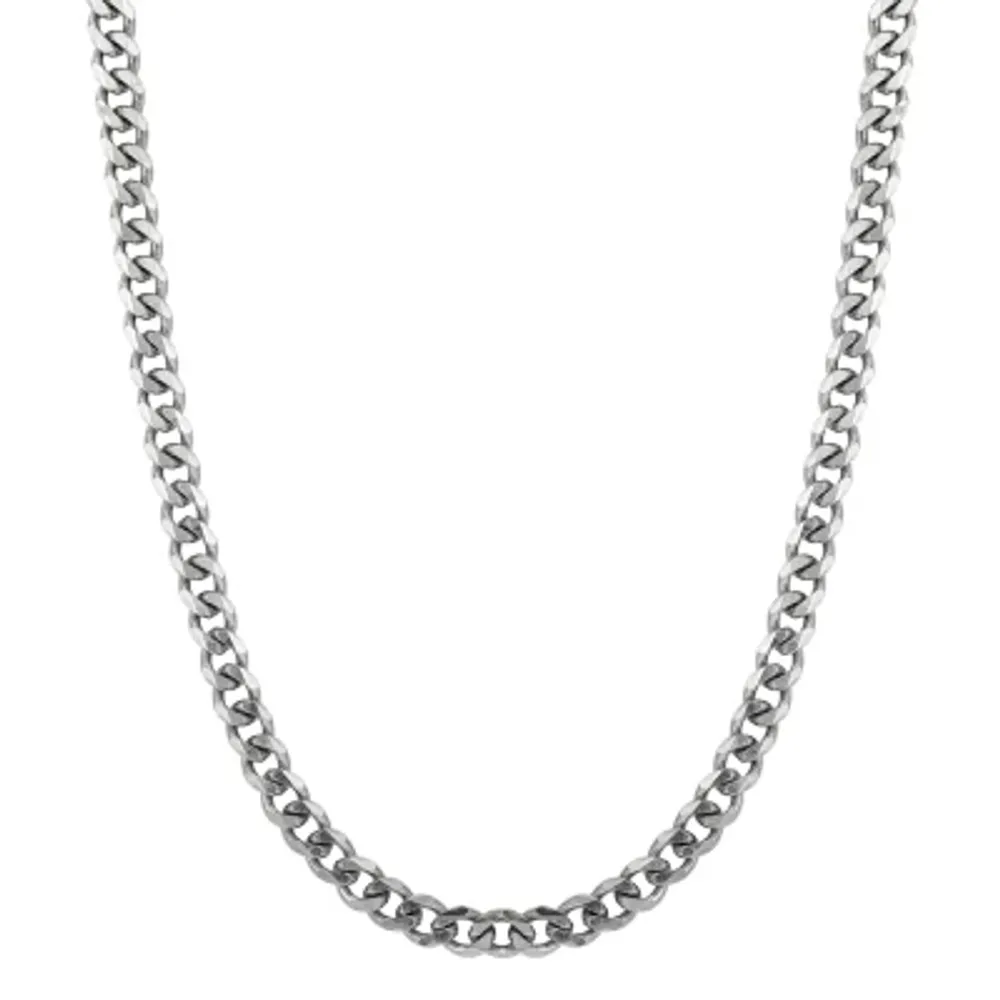 FINE JEWELRY Steeltime Mens Stainless Steel Pendant Necklace | Plaza Las  Americas