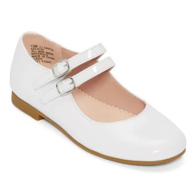 Christie & Jill Little Big Girls Dahlia Round Toe Mary Jane Shoes