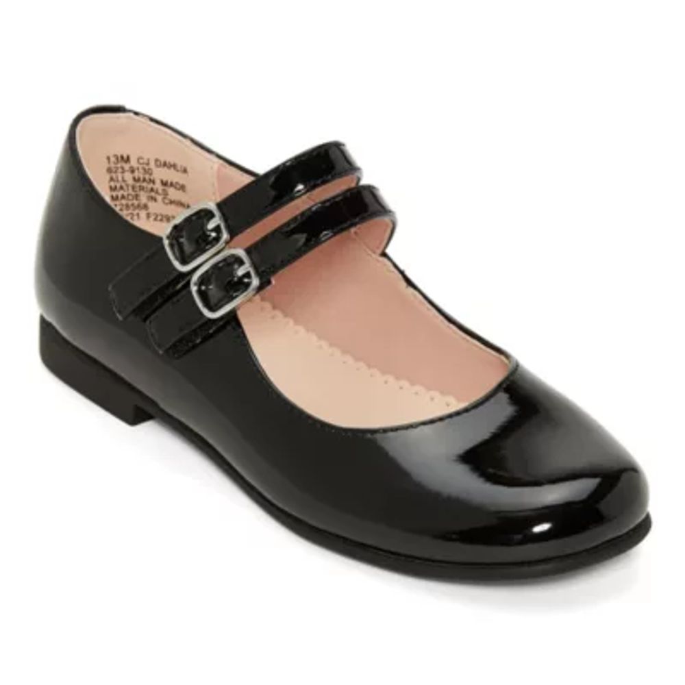 Christie & Jill Little Big Girls Dahlia Round Toe Mary Jane Shoes