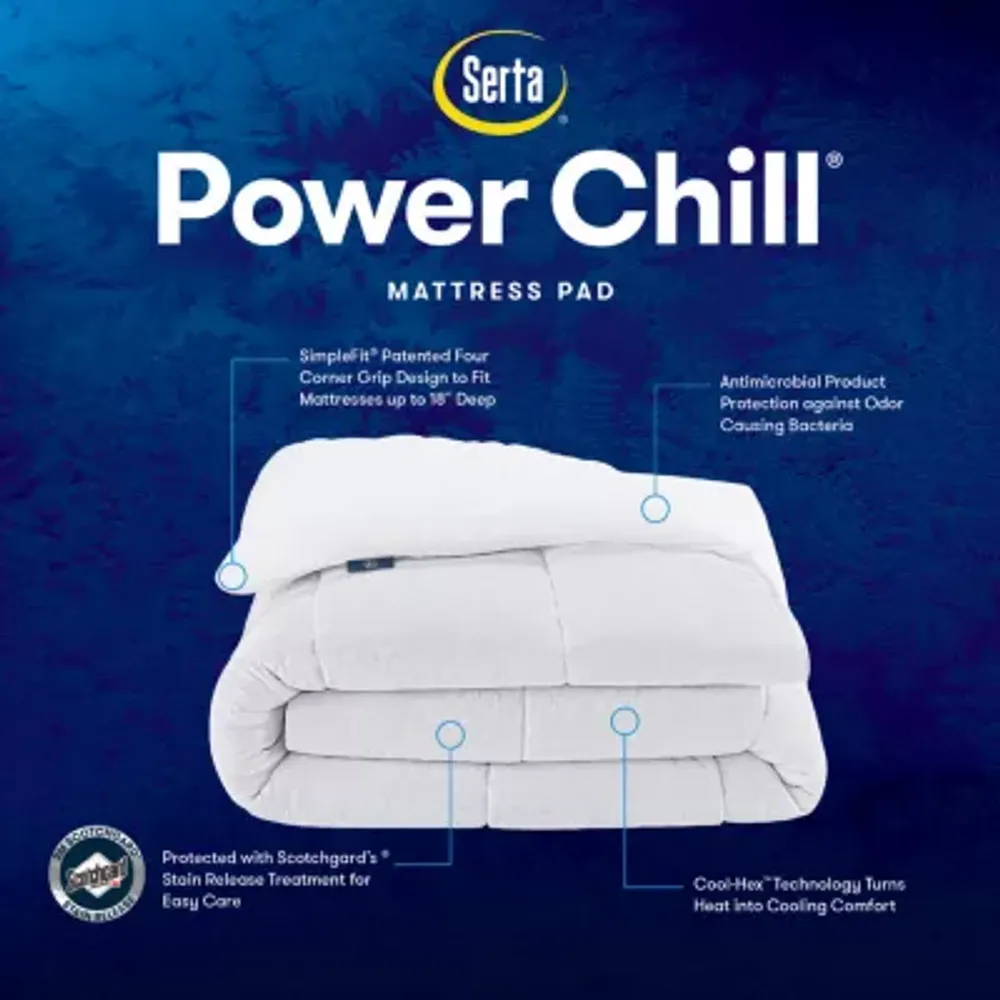 Serta Power Chill Cooling Mattress Pad