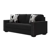 Signature Design by Ashley® Gleston Track-Arm Sofa in Onyx Black