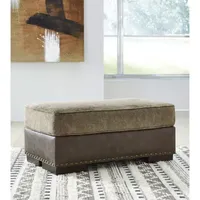 Signature Design by Ashley® Alesbury Faux Leather Ottoman