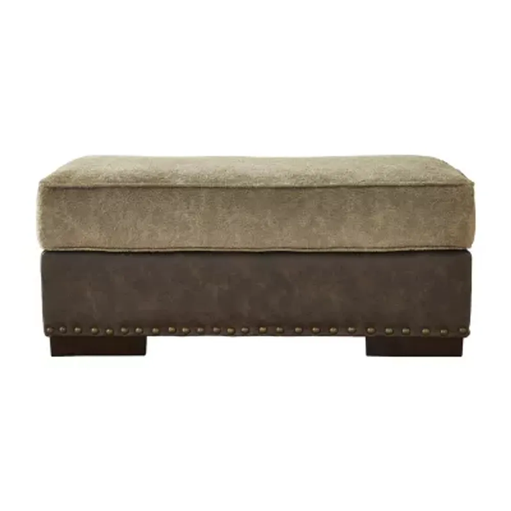 Signature Design by Ashley® Alesbury Faux Leather Ottoman