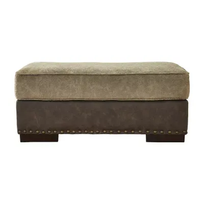 Signature Design by Ashley® Alesbury Faux Leather Ottoman