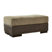 Signature Design by Ashley® Alesbury Faux Leather Ottoman