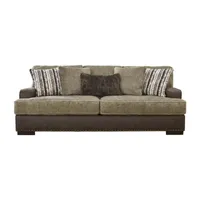 Signature Design by Ashley® Alesbury Faux Leather Track-Arm Sofa