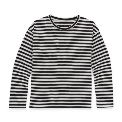 Thereabouts Little & Big Girls Round Neck Long Sleeve T-Shirt