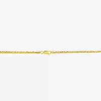 14K Gold Inch Hollow Wheat Chain Necklace