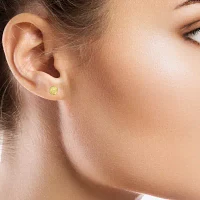 14K Gold 7mm Ball Stud Earrings