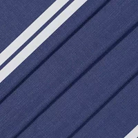 Under the Stars Kids Hayden Stripe Grommet Top Energy Saving 100% Blackout Single Curtain Panels