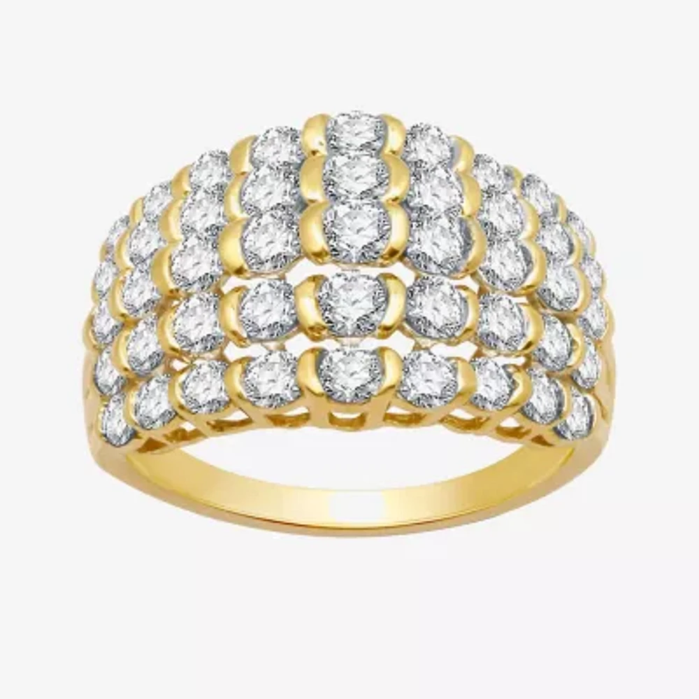 2 CT. T.W. Natural White Diamond 10K or Yellow Gold Band