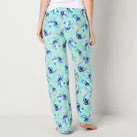 Disney Mjc Stitch Womens Juniors Microfleece Pajama Pants