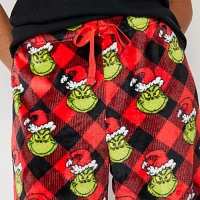 Grinch Womens Juniors Microfleece Pajama Pants