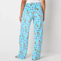 Rudolph The Red Nose Reindeer Womens Juniors Microfleece Pajama Pants